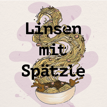 Achtender Linsen mit Spätzle