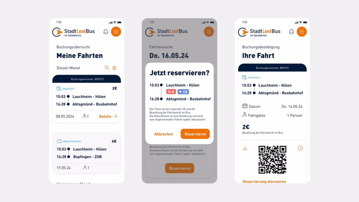 StadtLandBus Webapp 04 Webseite