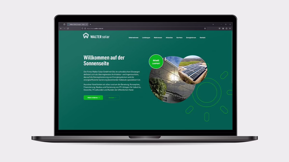 WALTERSolar 04 Webseite