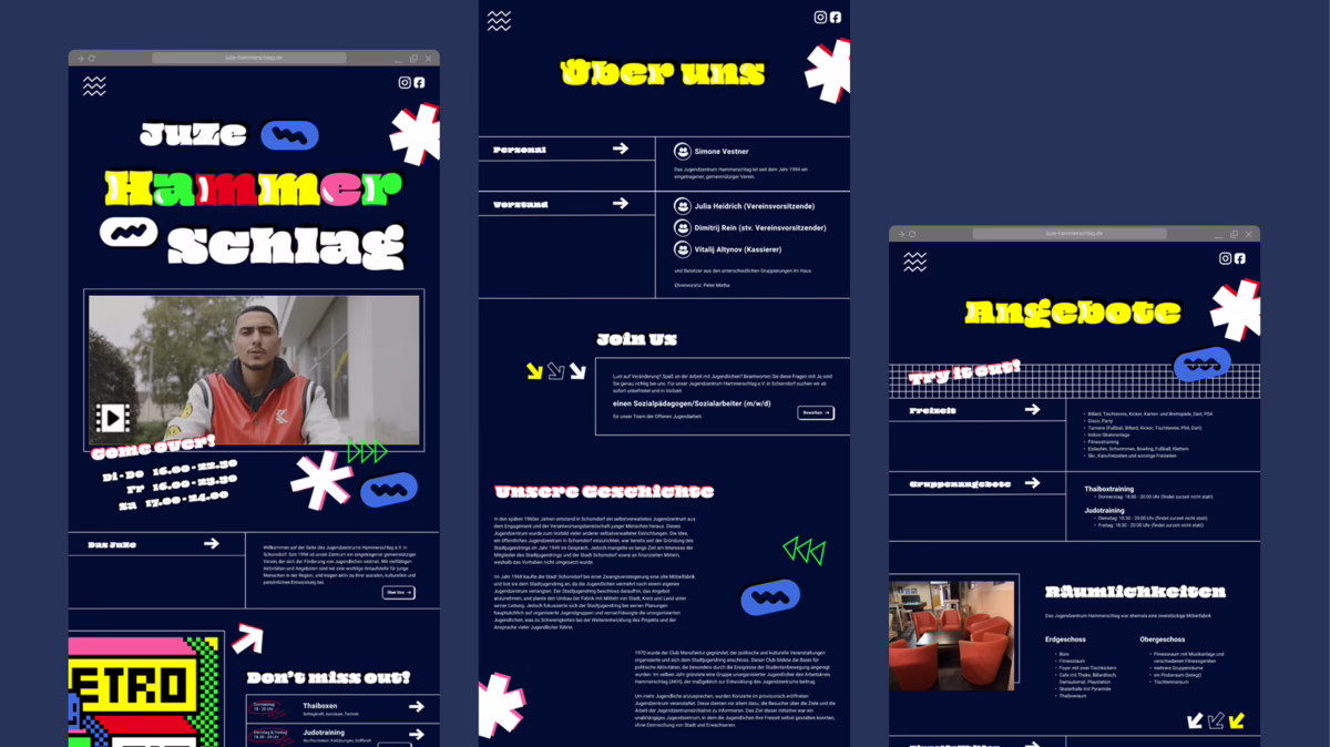 Juze 04 Webseite